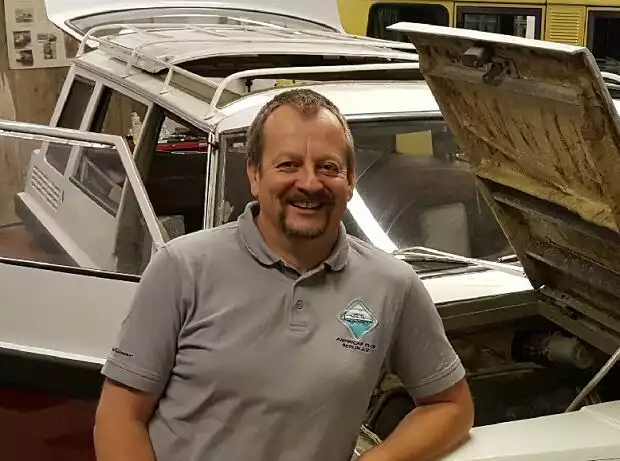 René Pohl, Fachmann für Amphibienfahrzeuge beim Oldtimerverband DEUVET Titel-Bild zur News: René Pohl, Fachmann für Amphibienfahrzeuge beim Oldtimerverband DEUVET