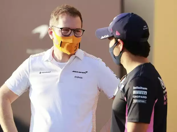 Andreas Seidl, Sergio Perez Titel-Bild zur News: Andreas Seidl, Sergio Perez