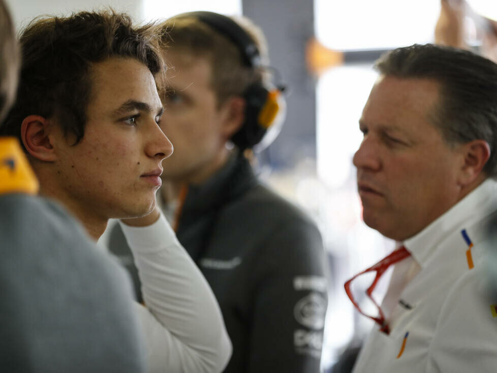 Lando Norris, Zak Brown