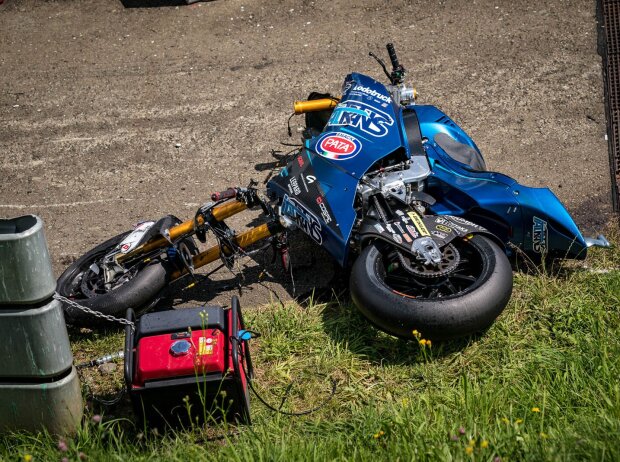 Bastianini-Crash Spielberg Bastianini-Crash Spielberg