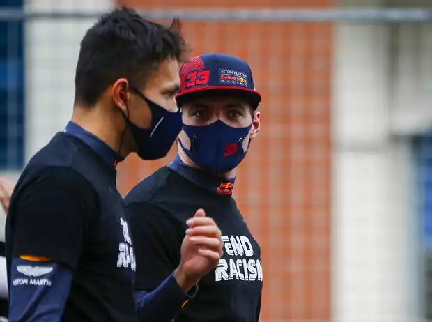Alexander Albon, Max Verstappen Titel-Bild zur News: Alexander Albon, Max Verstappen