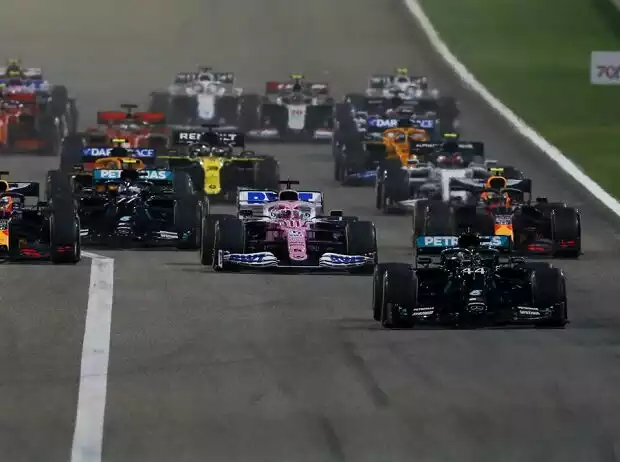 Lewis Hamilton, Alexander Albon, Sergio Perez, Max Verstappen, Valtteri Bottas Titel-Bild zur News: Lewis Hamilton, Alexander Albon, Sergio Perez, Max Verstappen, Valtteri Bottas