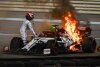 Bild zum Inhalt: Alfa Romeo in Flammen: Darum kam Räikkönen so langsam aus dem Auto