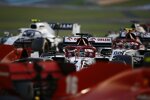 Kimi Räikkönen (Alfa Romeo), Nicholas Latifi (Williams) und Antonio Giovinazzi (Alfa Romeo) 