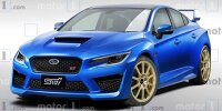 Subaru WRX STI Rendering