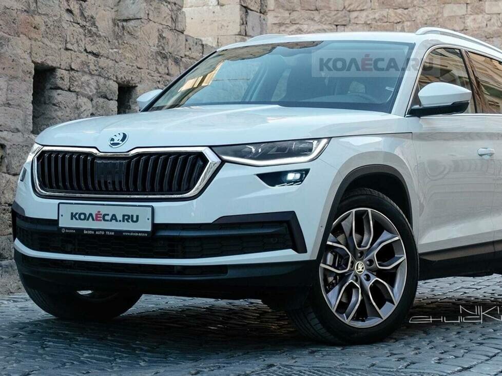Skoda Kodiaq (2021) Facelift Rendering