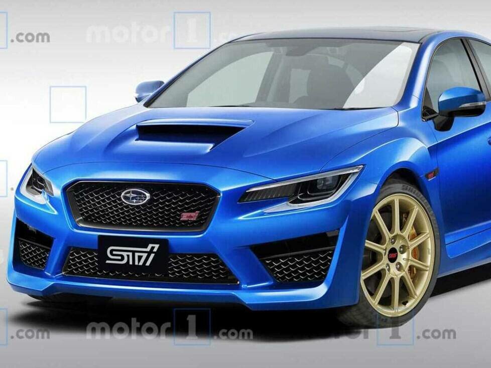 Subaru WRX STI Rendering