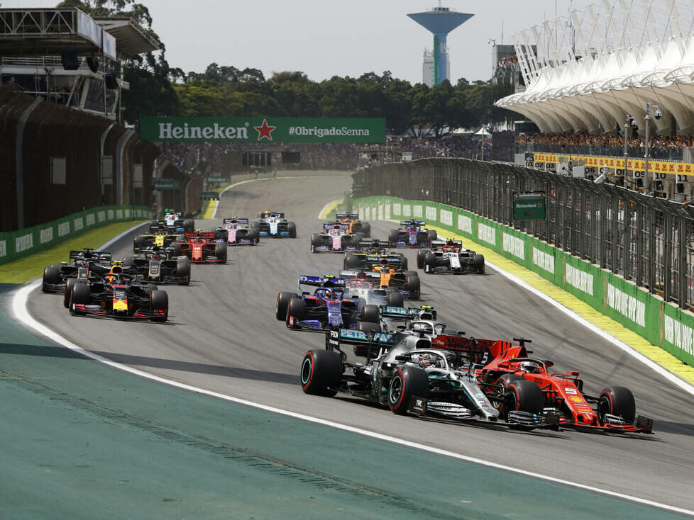 Lewis Hamilton, Sebastian Vettel, Valtteri Bottas, Alexander Albon, Pierre Gasly