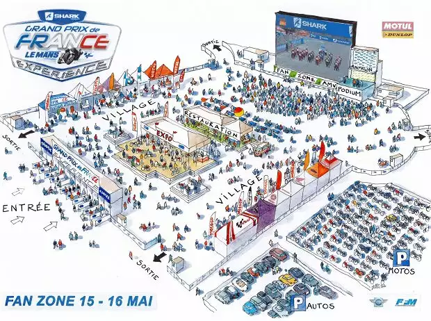 Le Mans Fan-Zone Titel-Bild zur News: Le Mans Fan-Zone