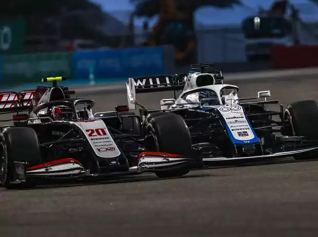 Titel-Bild zur News: Kevin Magnussen, George Russell