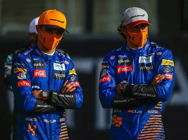 Lando Norris, Carlos Sainz Titel-Bild zur News: Lando Norris, Carlos Sainz