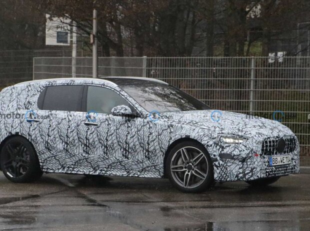 Titel-Bild zur News: Neue Mercedes-AMG C43/C53 Wagen-Spionage-Aufnahmen