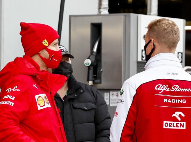 Titel-Bild zur News: Sebastian Vettel, Mick Schumacher, Toto Wolff