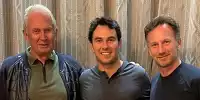 Helmut Marko, Sergio Perez, Christian Horner