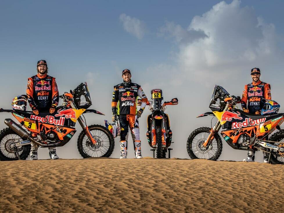 Toby Price, Matthias Walkner, Sam Sunderland