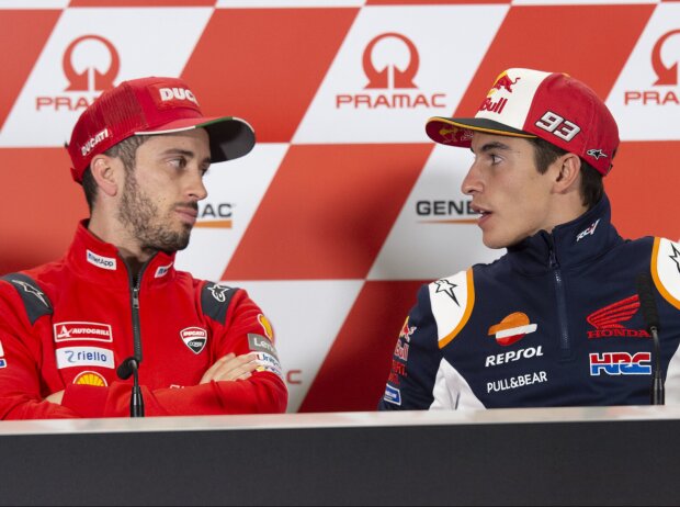 Marc Marquez, Andrea Dovizioso Marc Marquez, Andrea Dovizioso