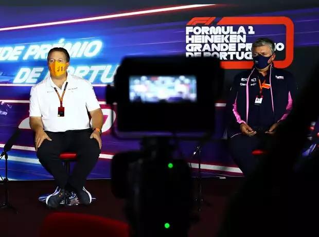 Franz Tost, Zak Brown, Otmar Szafnauer Titel-Bild zur News: Franz Tost, Zak Brown, Otmar Szafnauer