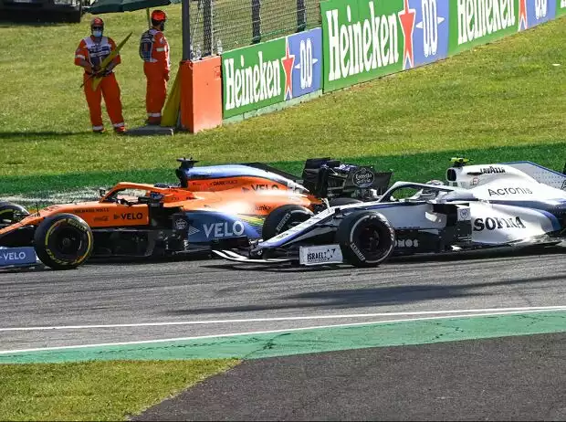 Carlos Sainz, Nicholas Latifi, Lando Norris Titel-Bild zur News: Carlos Sainz, Nicholas Latifi, Lando Norris