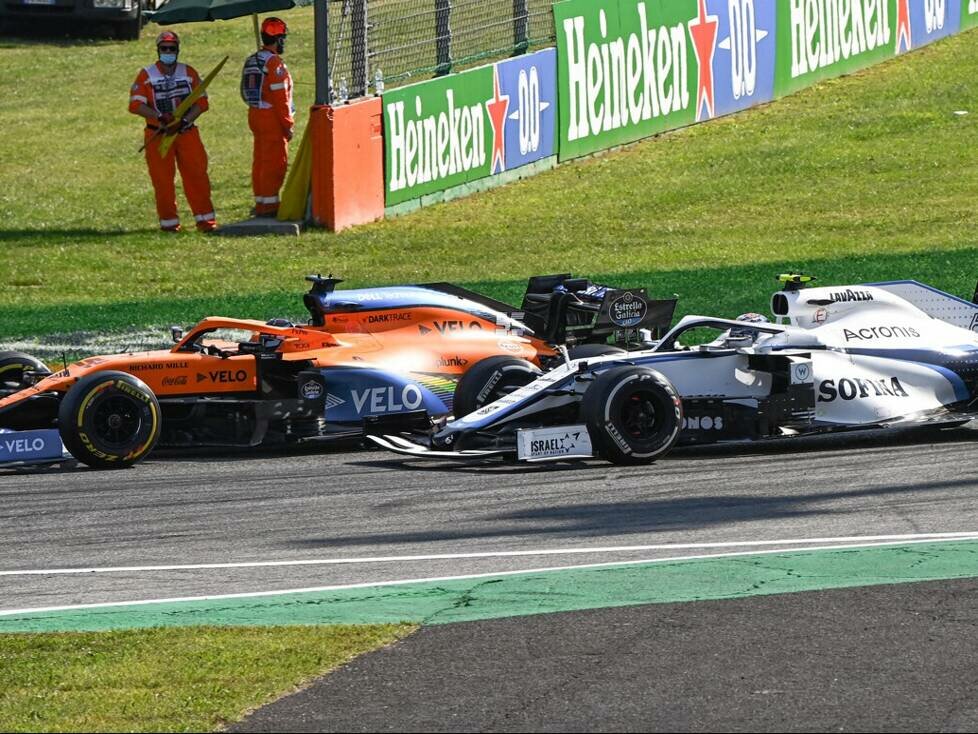 Carlos Sainz, Nicholas Latifi, Lando Norris