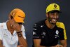 McLaren: Ricciardo und Norris sind die beliebtesten Fahrer der Formel 1