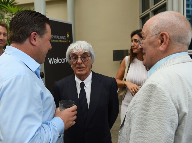 Bernie Ecclestone, Zak Brown Bernie Ecclestone, Zak Brown