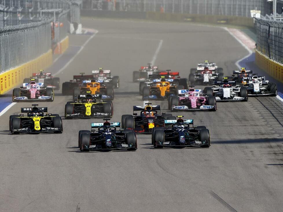 Formel-1-Start in Sotschi/Russland 2020