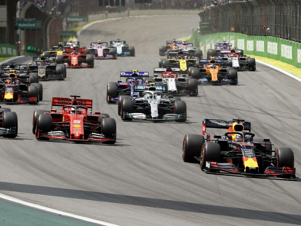 Max Verstappen, Lewis Hamilton, Sebastian Vettel