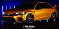 Honda Civic Type R Rendering