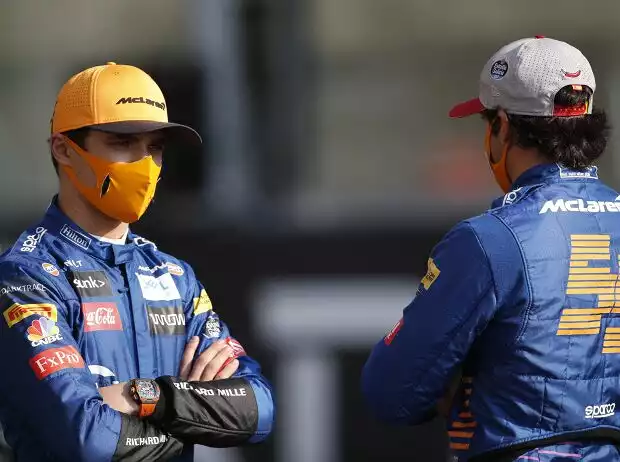 Lando Norris, Carlos Sainz Titel-Bild zur News: Lando Norris, Carlos Sainz