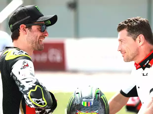 Cal Crutchlow, Lucio Cecchinello Titel-Bild zur News: Cal Crutchlow, Lucio Cecchinello