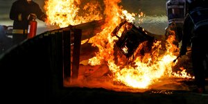 Grosjeans Feuerunfall in Bahrain: Was wäre ohne Leitplanke passiert?