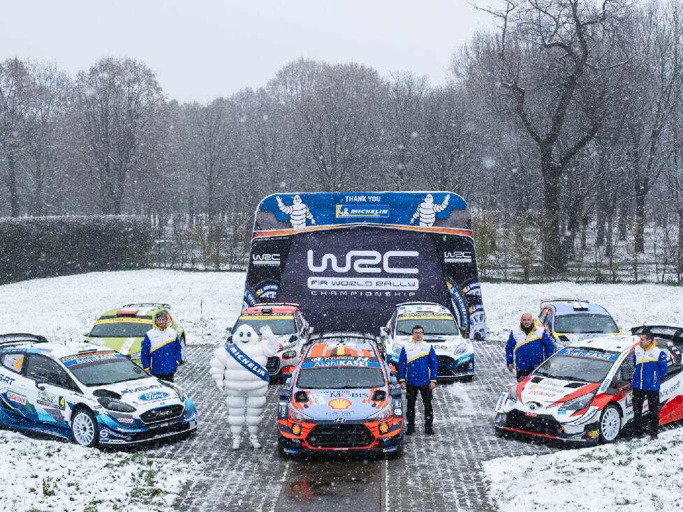 Gruppenfoto: Teams der Rallye-WM 2020