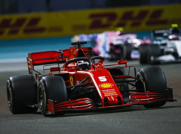 Titel-Bild zur News: Sebastian Vettel, Pierre Gasly