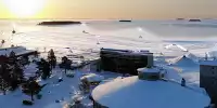 Strecke auf Schnee und Eis für das ROC 2022 in Schweden