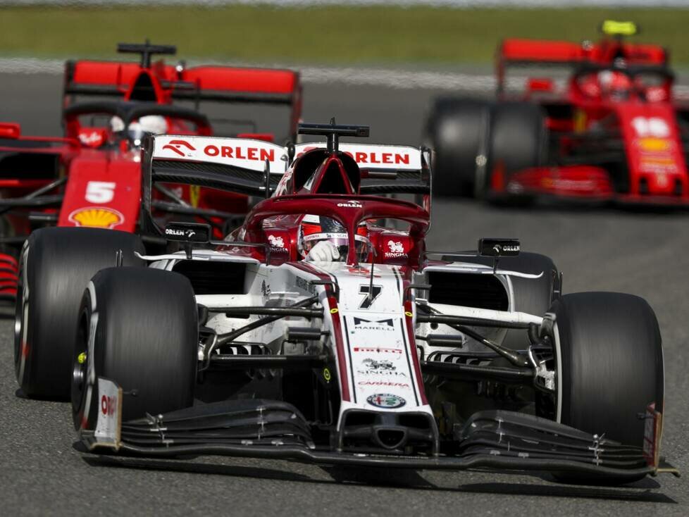 Kimi Räikkönen, Sebastian Vettel, Charles Leclerc