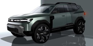 Dacia Bigster SUV (2025): Rendering zeigt mögliche Serienoptik