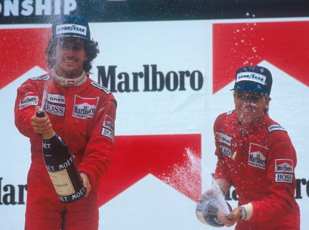 Alain Prost, Stefan Johansson Alain Prost, Stefan Johansson
