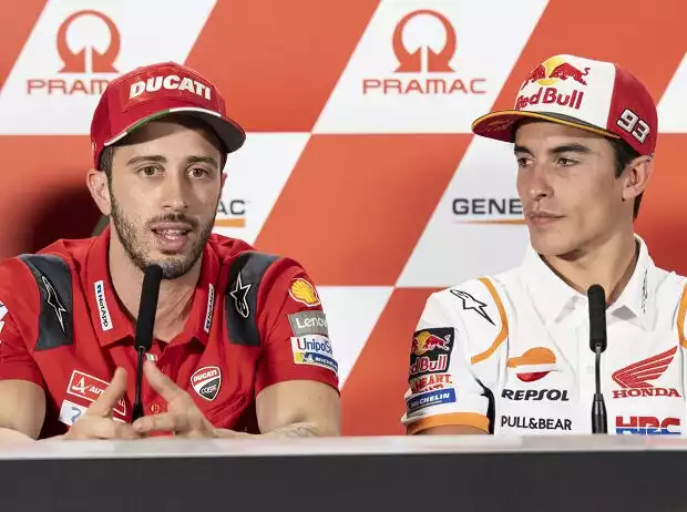 Andrea Dovizioso, Marc Marquez Titel-Bild zur News: Andrea Dovizioso, Marc Marquez