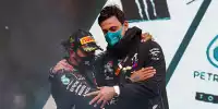 Bild zum Inhalt: Toto Wolff: Haben Lewis nicht mit George Russell gedroht