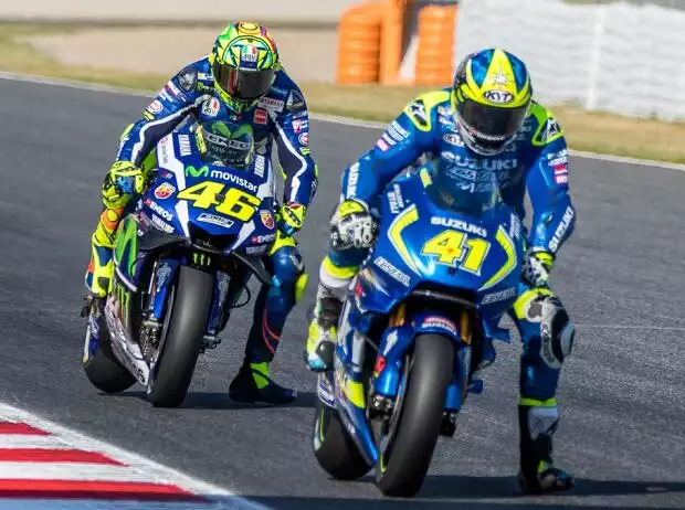 Aleix Espargaro, Valentino Rossi Titel-Bild zur News: Aleix Espargaro, Valentino Rossi