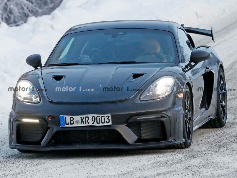 Porsche 718 Cayman GT4 RS Erlkönigbilder
