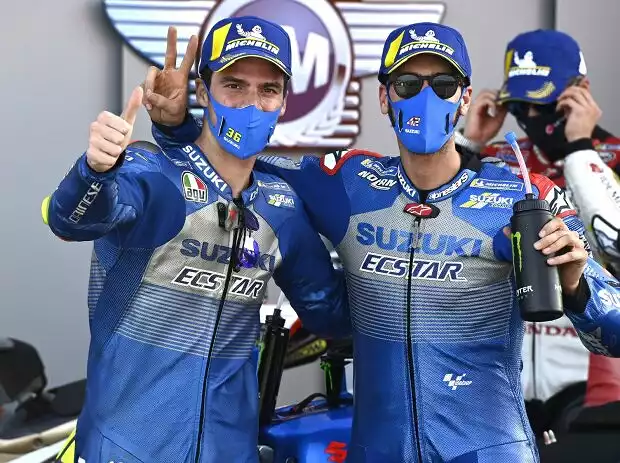 Joan Mir, Alex Rins Titel-Bild zur News: Joan Mir, Alex Rins