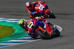 Alvaro Bautista vor Leon Haslam
