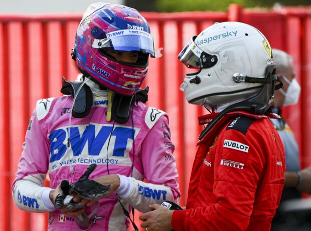 Titel-Bild zur News: Lance Stroll, Sebastian Vettel