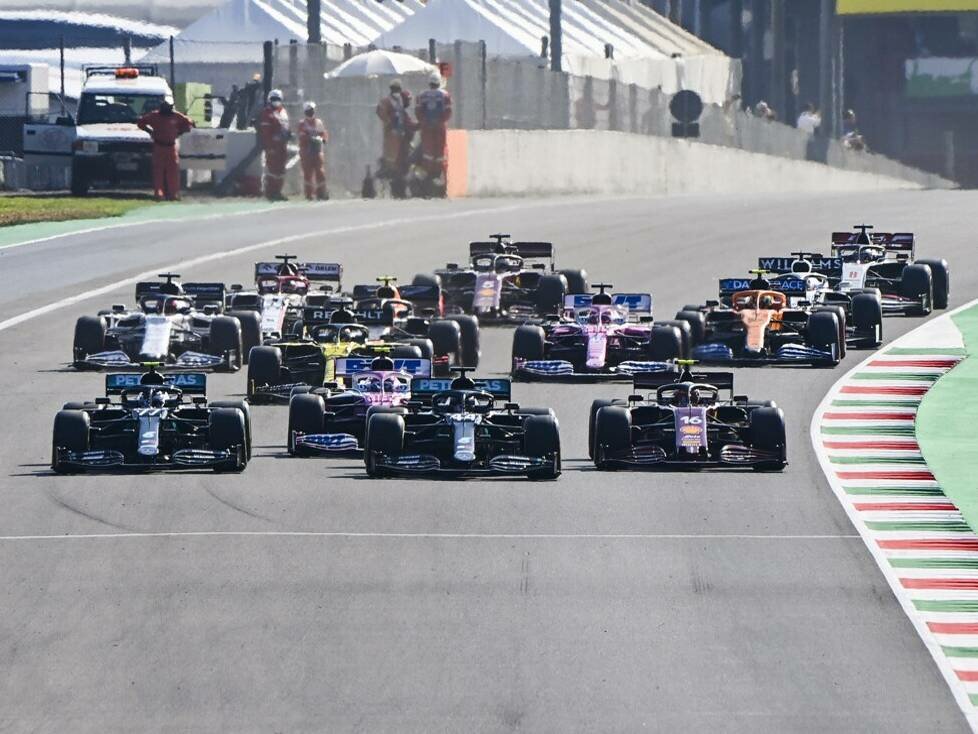 Lewis Hamilton, Valtteri Bottas, Lance Stroll, Charles Leclerc, Sergio Perez