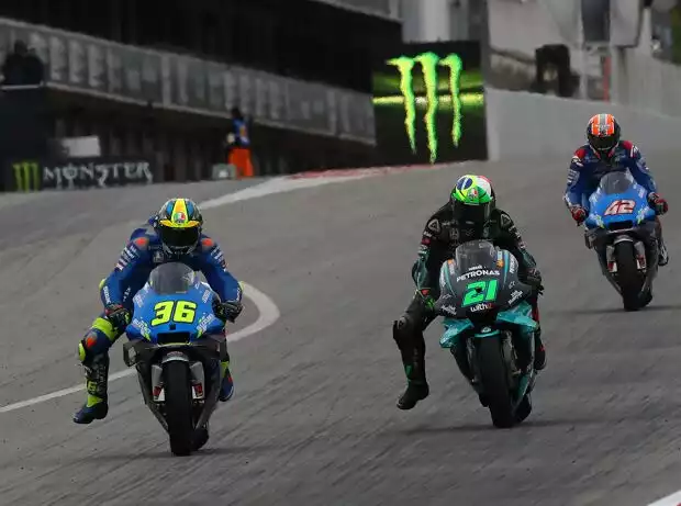 Titel-Bild zur News: Joan Mir, Franco Morbidelli, Alex Rins