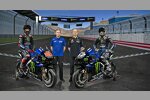 Fabio Quartararo, Lin Jarvis, Massimo Meregalli und Maverick Vinales 