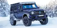 Bild zum Inhalt: Mercedes G-Klasse 4x4 hoch 2 fast ungetarnt erwischt