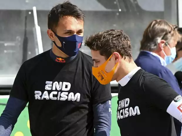 Alexander Albon, Lando Norris Titel-Bild zur News: Alexander Albon, Lando Norris