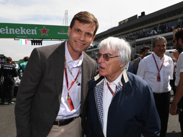 Tavo Hellmund, Bernie Ecclestone Tavo Hellmund, Bernie Ecclestone